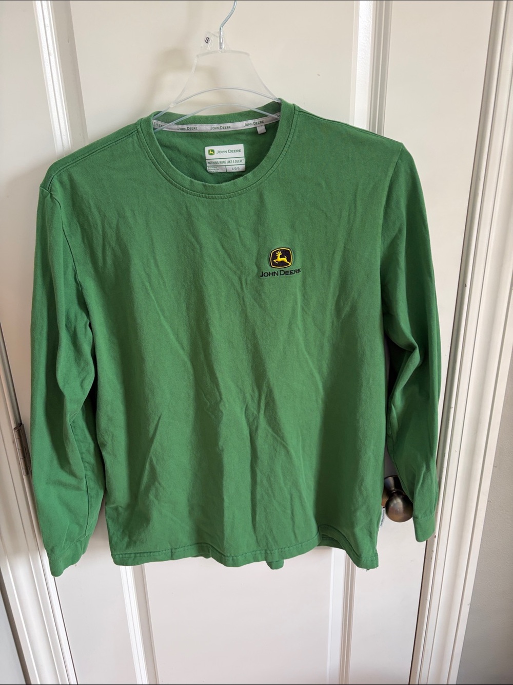 John Deere Green Long Sleeve Logo Tee